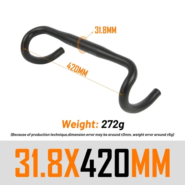 UNO – guidon de vélo de course ultraléger plié en aluminium 7050