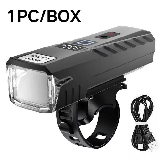 Lumière de vélo rechargeable par USB - Phare à détection automatique