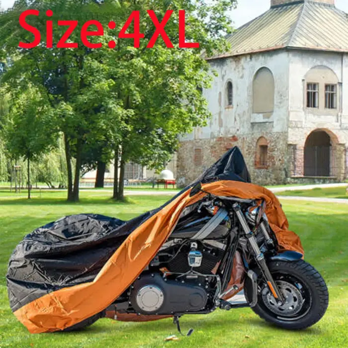 Housse de protection Uv pour moto, protection Uv d'extérieur pour Scooter, moteurs de pluie et de poussière M L XL XXL XXXL pour Harley Touring Sportster Dyna
