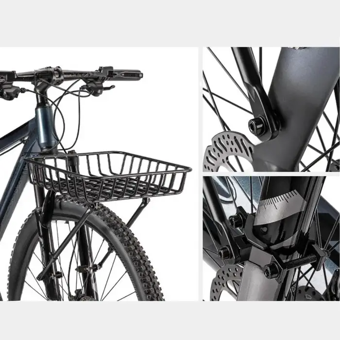 Panier de vélo panier de rangement de vélo panier de chargement de vélo avant pour Sports de plein air VTT Shopping