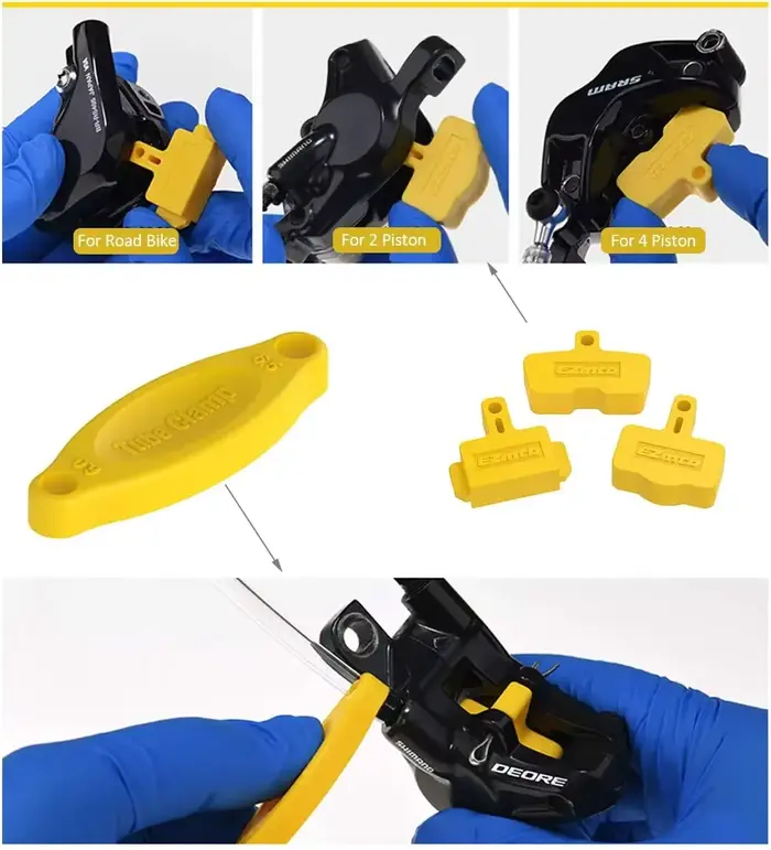 Ezmtb Kit de purge d'huile de frein à disque hydraulique de vélo outils pour SHIMANO