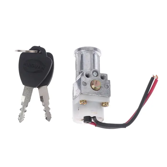 1x serrure de batterie 2x clé plus grande tête Type vélo électrique allumage marche/arrêt interrupteur à clé charge