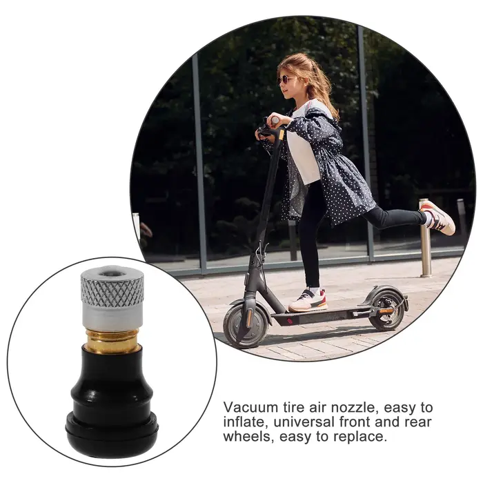 Valve de pneu de trottinette électrique sans chambre à air