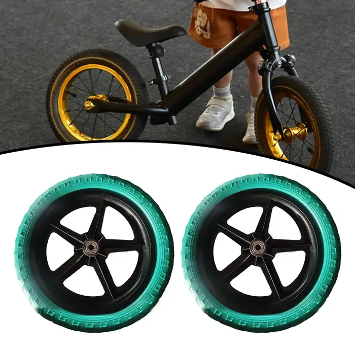 1 paire de roues de remplacement de vélo d'équilibre
