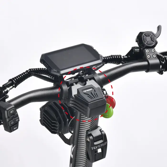 Support de guidon pour trottinette électrique TEVERUN FIGHTER 11 11+ SUPREME ULTRA PLUS 7260R