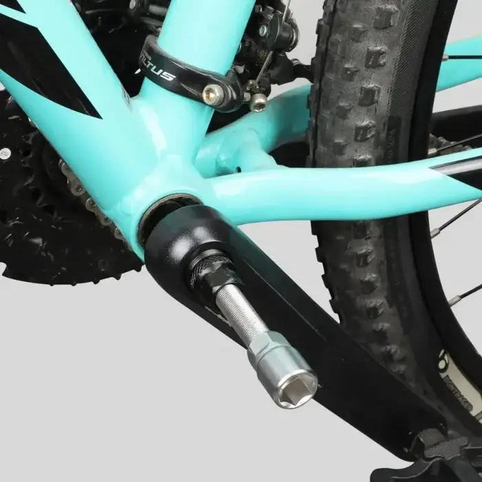 Outil de réparation pour pédalier de vélo - Extracteur de mouvement central et clé de démontage de manivelle pour l'entretien des vélos