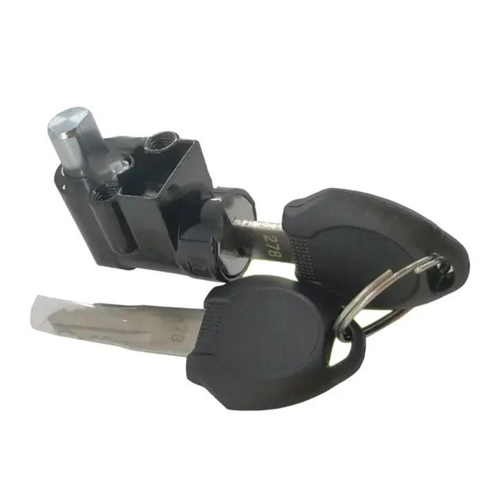 Serrure de boîtier de batterie de vélo avec 2 clés