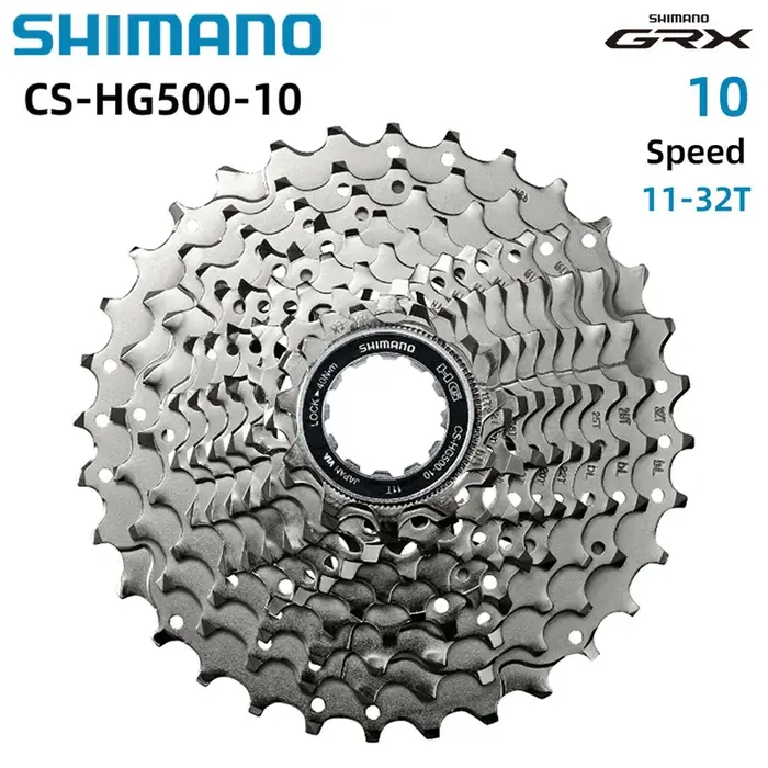 Shimano DEORE HYPERGLIDE CS-HG500 Cassette de route 10 vitesses 12-28T 11-25T/32T/34T CS-HG50-10 11-
