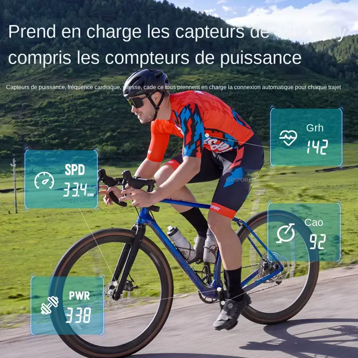 IGPSPORT BSC100S ANT + GPS odomètre vélo ordinateur équitation compteur de vitesse sans fil Support Powermeter 2.6 pouce
