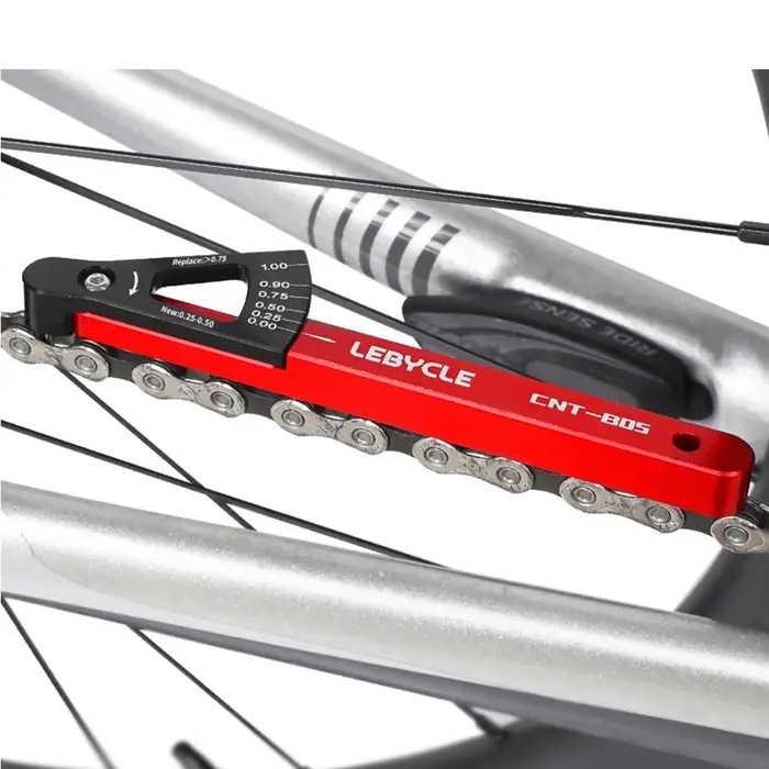 LEBYCLE 6 couleurs outil d'indicateur d'usure de chaîne de vélo liens de chaîne vérificateur vtt vél