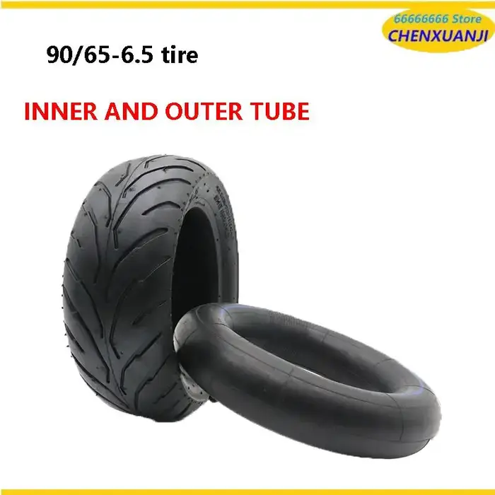 Pneu lisse 90/65-6.5 avant 110/50-6.5