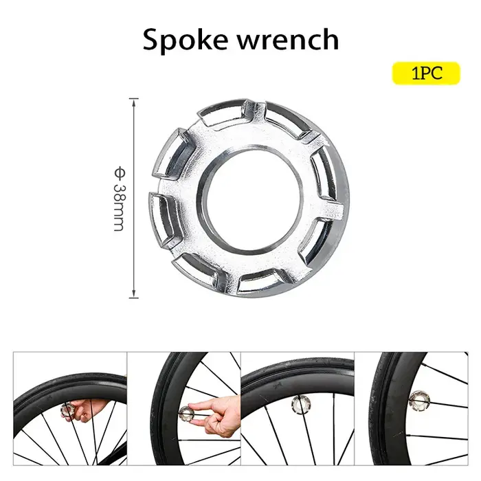 Clé à rayons de vélo, outils de cyclisme