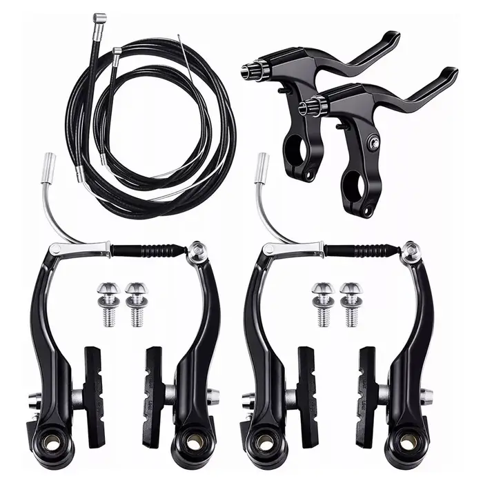 Ensemble de freins avant et arrière en V pour VTT, en alliage d'aluminium, accessoires d'équitation 