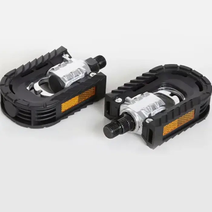 Pédales durables anti-aldes pliantes universelles pour vélo de montagne, marchepied avec feuille de 