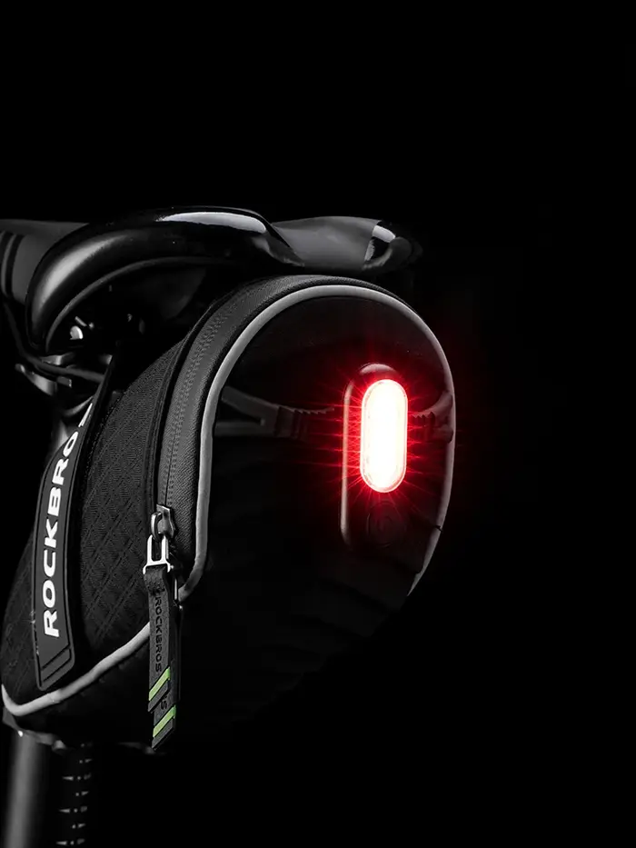 ROCKBROS feu arrière de vélo 250 mAh USB Rechargeable ultraléger voyant d'avertissement étanche à la pluie 5 modèles