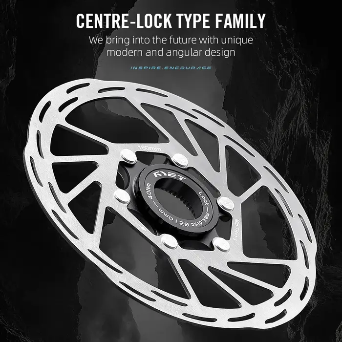 RYET Centerlock Rotor flottant 160 180 200mm-Ice Tech Dissipation thermique VTT descente e-bike frein à disque Anti-déformation silencieux