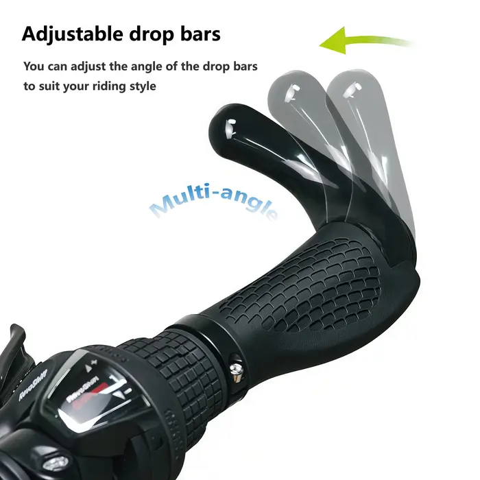 Poignées ergonomiques coordonnantes pour guidon de vélo