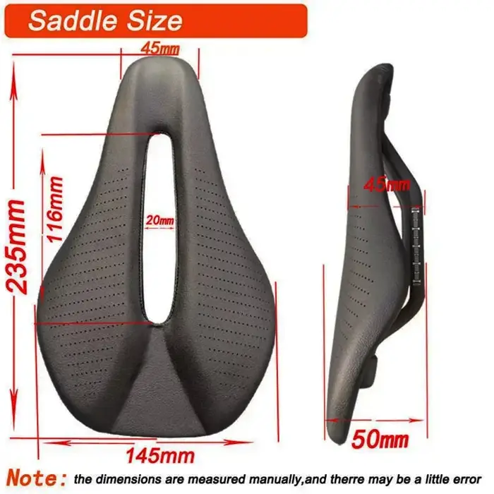 Selle de route vtt en Fiber de carbone 128g, coussinets en matériau carbone 3k T800, coussins en cui