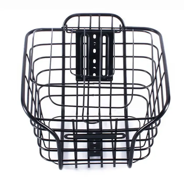 Panier arrière de vélo, panier en métal pour ranger des objets, espace de rangement spacieux, bonne