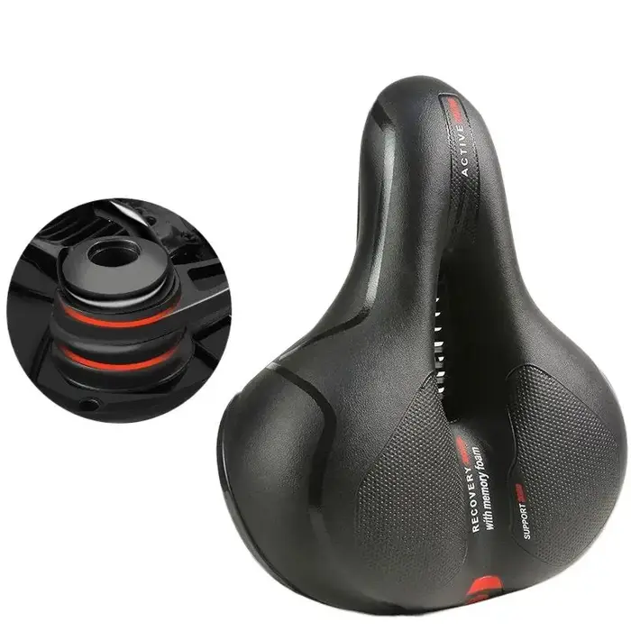 Selle de vélo creuse et respirante pour hommes et femmes