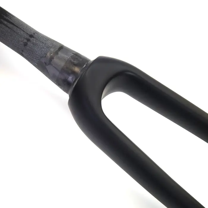 Fourche de vélo de route rigide en carbone