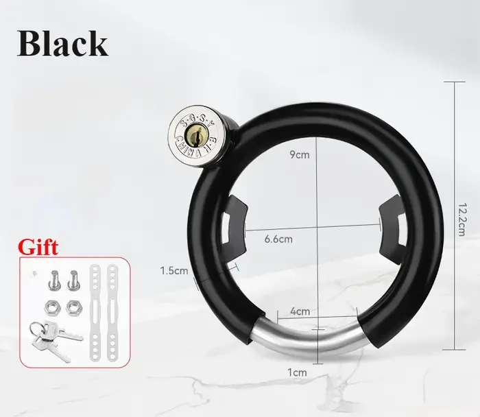 Serrure de vélo antivol verrouillée VTT batterie de voiture électrique serrures de voiture serrure c