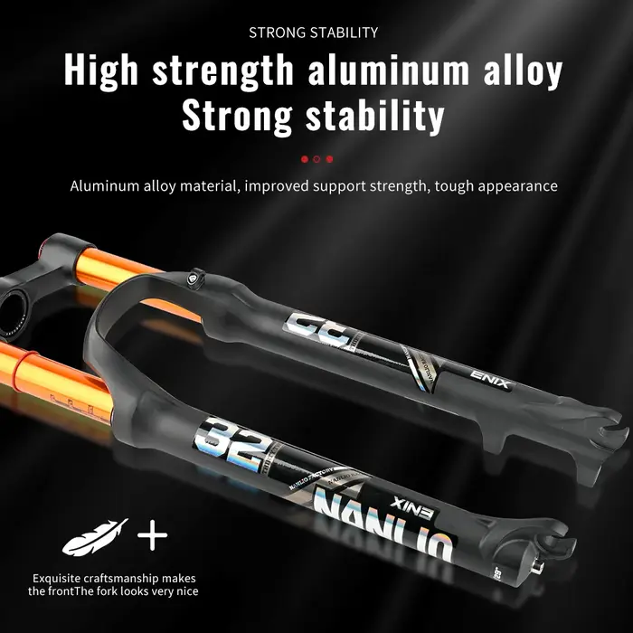 Fourche de suspension pour VTT Nanlio en alliage de magnésium
