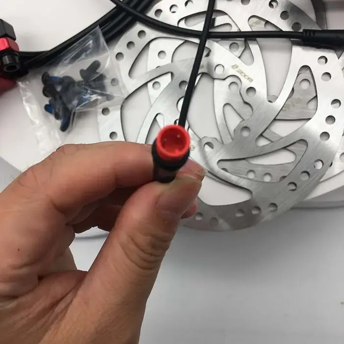 Zoom vélo Scooter électrique mise hors tension contrôle huile hydraulique étrier de frein à disque 2200 2000 1000mm pour zéro kaabo KUGOO e-bike