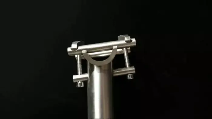 Tige de selle de vélo en titane modèle Balance 27,2 ou 31,6 mm 350 400 mm