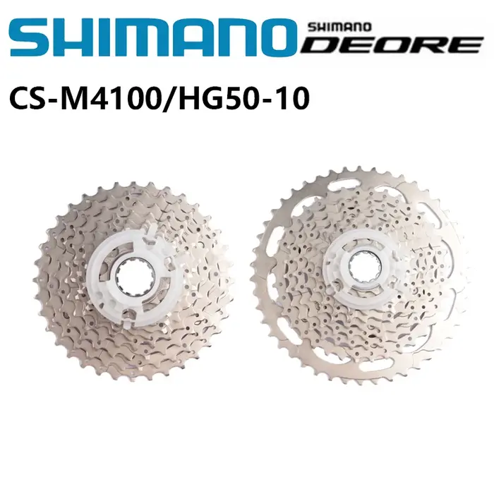 Shimano DEORE M4100 11-42T 11-46T HG50 11-36T 10 vitesses vtt Cassette VTT vélo pièces