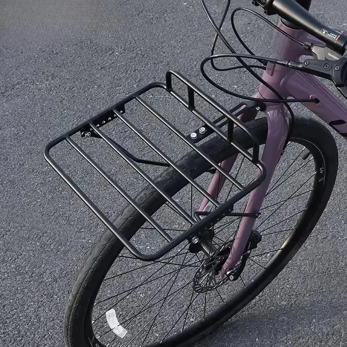 Porte-bagages avant pour vélo, accessoires pratiques et professionnels pour vélos de montagne/route, porte-bagages avant pour vélo