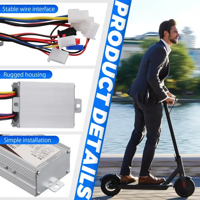 Contrôleur de vélo électrique brossé 24V 350W