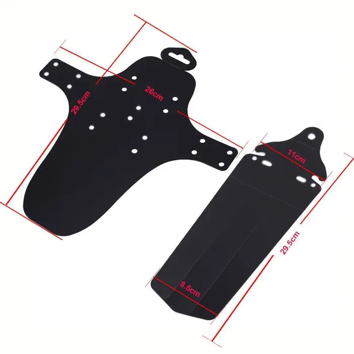 Un ensemble de vélos vtt VTT garde-boue avant et arrière accessoires de vélo pièces
