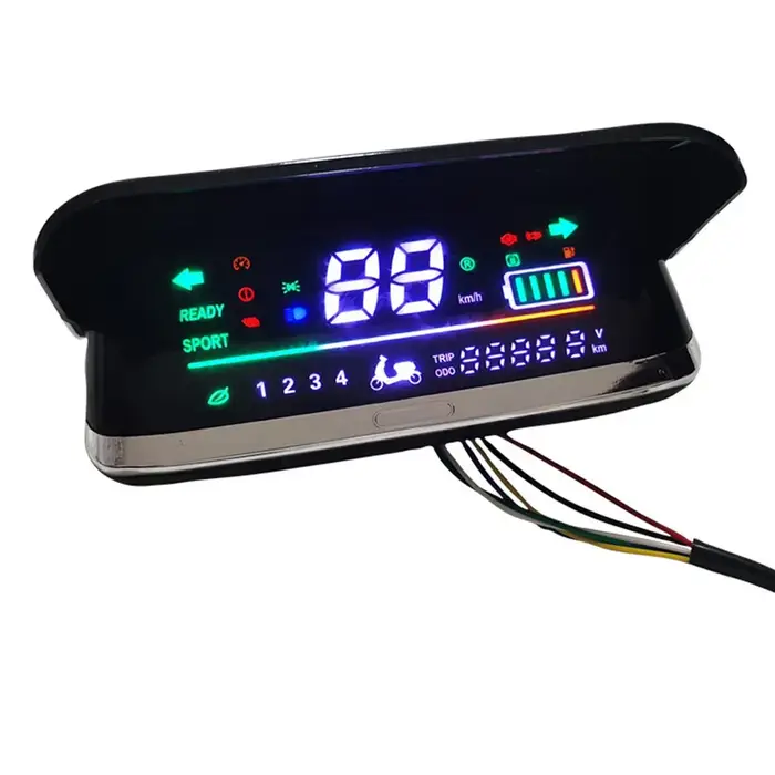 Écran LCD pour vélo électrique, compteur de vitesse, 48-72V