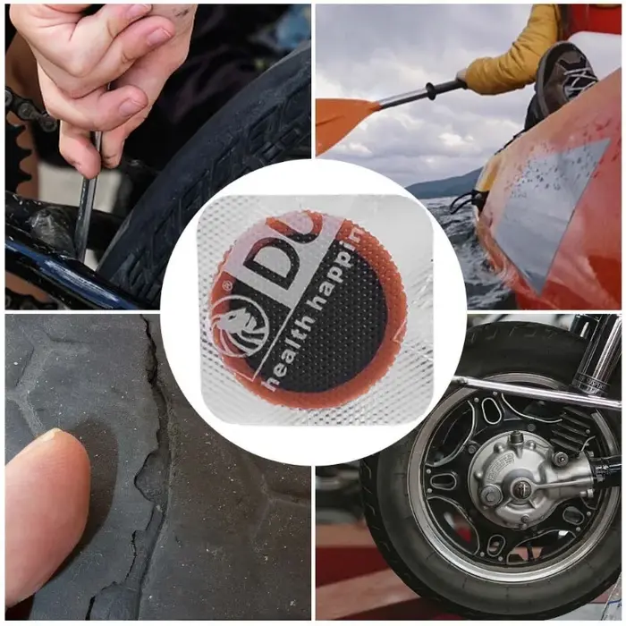 Patch de perforation en caoutchouc pour vélo
