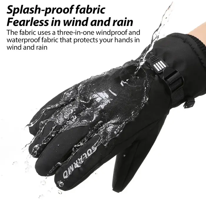Gants de cyclisme imperméables pour hommes