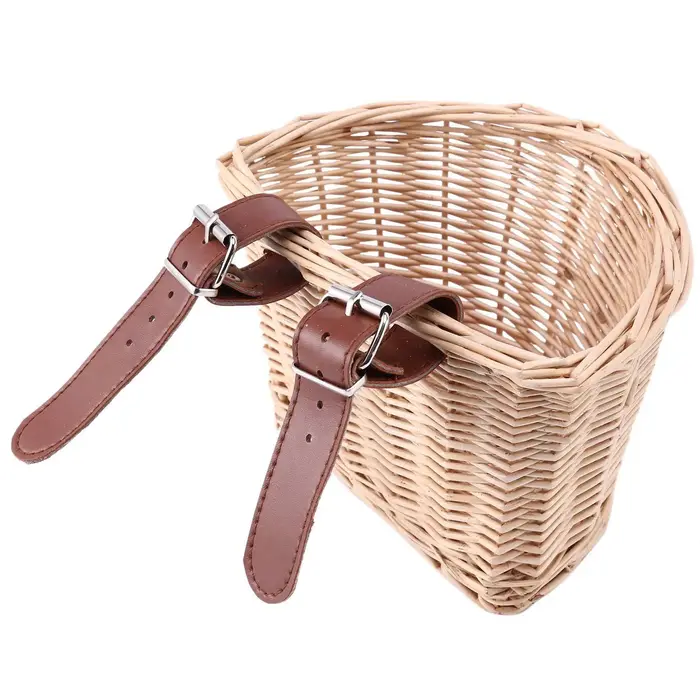 2X paniers de vélo en rotin Vintage pour enfants panier de Scooter
