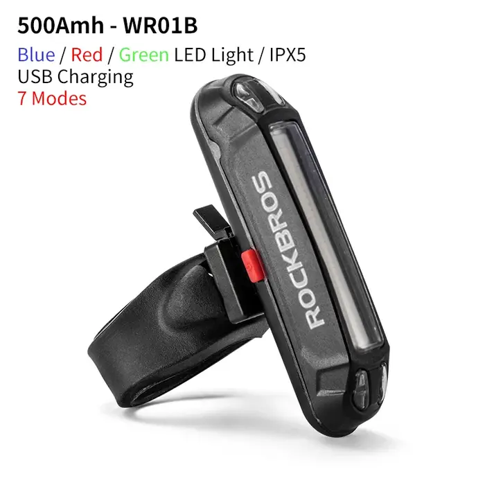 ROCKBROS vélo feu arrière 200-800mAh