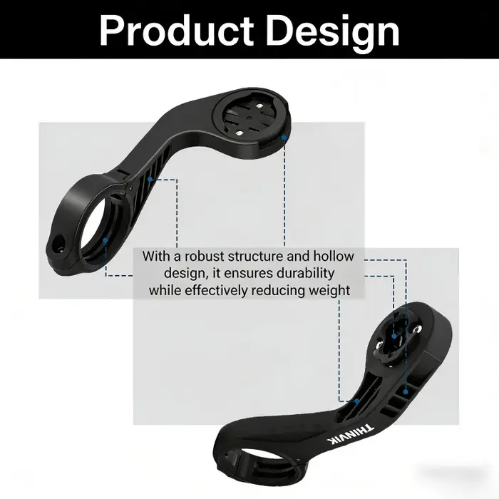 Support d'ordinateur de vélo Thinvik pour Garmin Edge 1040 1030 840 830 540 530 130
