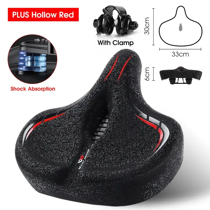 WEST BIKING-Selle ergonomique ultra large confortable pour vélo électrique, siège confortable pour V