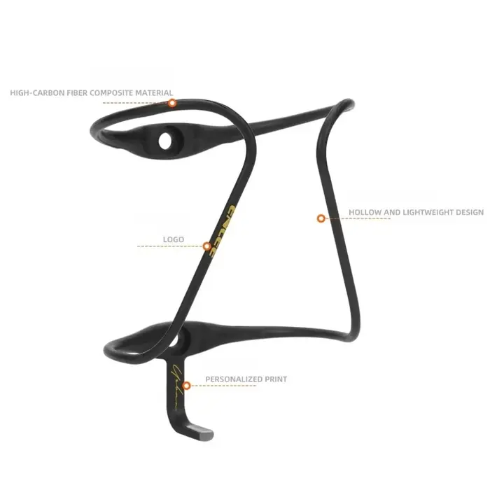 Porte-bidon de vélo Enlee en fibre de carbone haute performance 9g