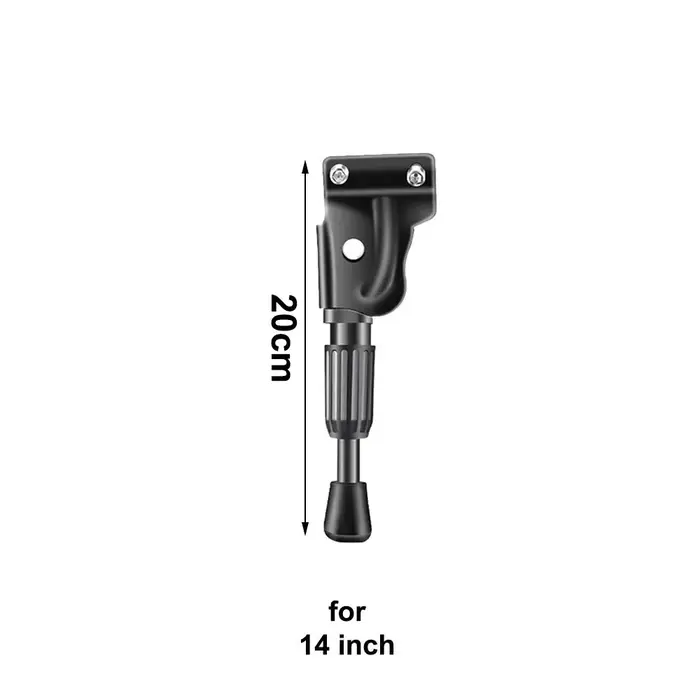 Pièces de vélo de route et VTT : Béquille latérale pliable pour vélos de 12