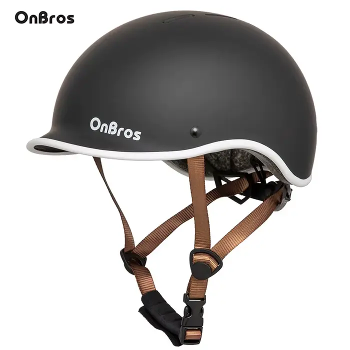 Casque de vélo Casque de vélo City Road Skateboard réglable Casque d'équitation certifié de sécurité pour enfants et