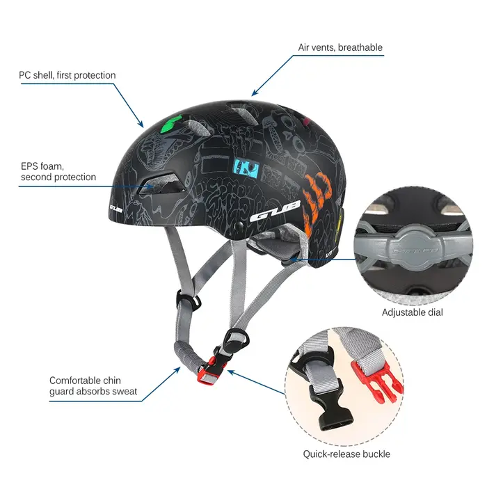 GUB V1-Casque de cyclisme pour homme et femme