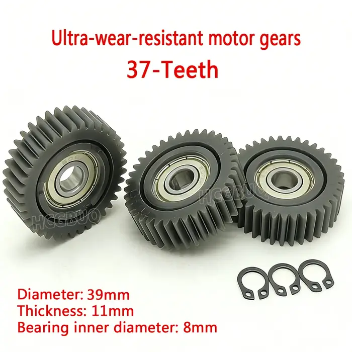 Engrenages planétaires 37T pour vélo électrique 39x11mm avec roulements 608Z pour moteur de moyeu