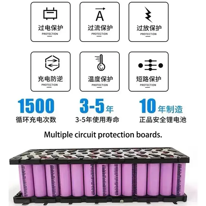 Batterie lithium-ion électrique pliante pour scooter