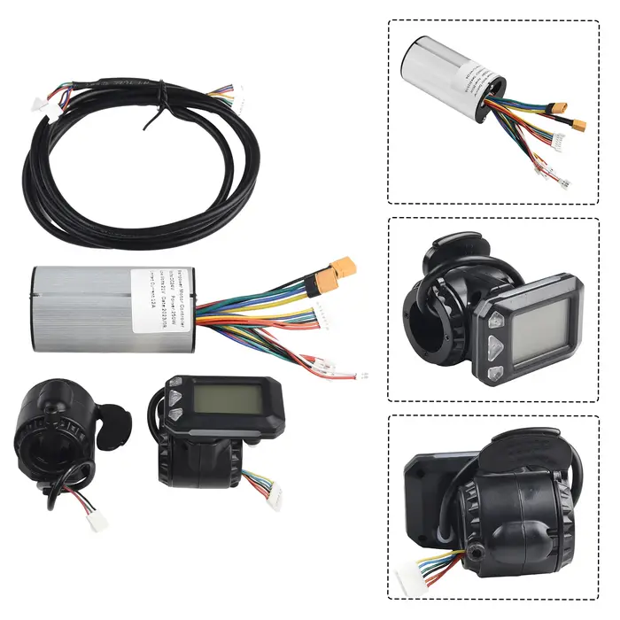 24/36V 350W avec écran LCD moniteur jeu de freins contrôleur e-scooter électrique Scooter vélo pièces d'équipement de cyclisme