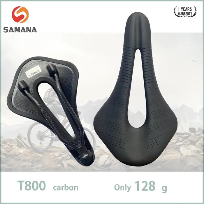 Selle de vélo Samana-noir douce et confortable