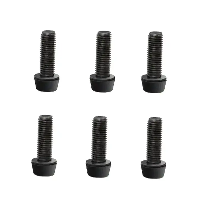 Vis de guidon de vélo multicolores en acier inoxydable M5 * 18MM, 6 pièces, vis de tige de barre de 