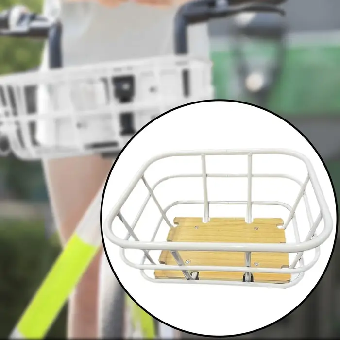 Panier avant de vélo panier de vélo élégant pour cour de vélo en plein air